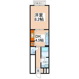 Earth北山【1階】の間取り