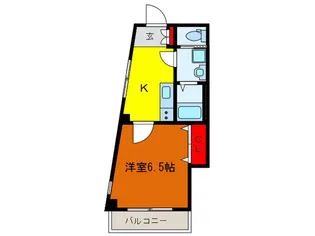 ユニバ-サルスクエア上十条【2階】の間取り
