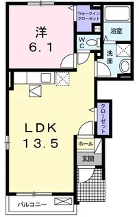 レアリゼ アン レーヴ A【1階】の間取り