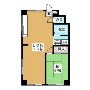 フレックスモア【1階】の間取り
