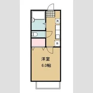 オアシス長町【2階】の間取り