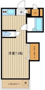 fit・代々木公園【1階】の間取り