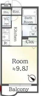 ベルオーブ【2階】の間取り