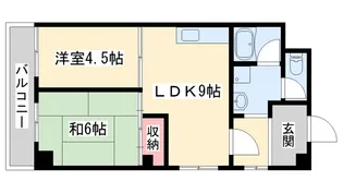 ムサシノハイツ【3階】の間取り