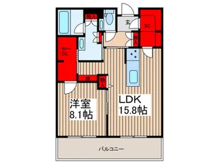 ウィズプラス浦和美園ウエスト A棟【3階】の間取り