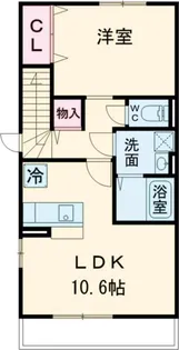 メゾングレース【2階】の間取り