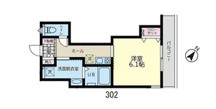 サンス戸塚【1階】の間取り