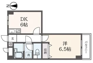 グランプラス五本木【2階】の間取り