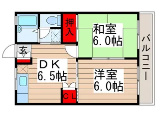 第2サンハイツ【2階】の間取り