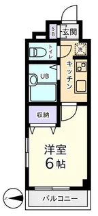 エクセレントフラッツ品川【5階】の間取り