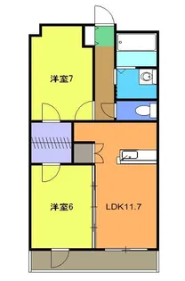 カトル・パレ【6階】の間取り