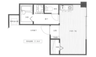 五番街ビル【4階】の間取り
