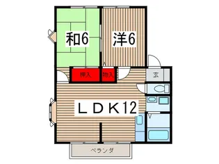 サンガーデン仲【1階】の間取り