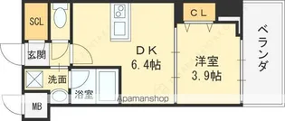 ヴィーナス今里【6階】の間取り