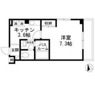 ハイツクレール【2階】の間取り