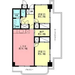 ケイエムビル【6階】の間取り