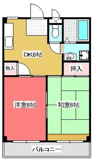 メゾン長栄II【1階】の間取り