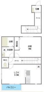 ラテールC棟【2階】の間取り
