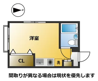 ロータリーマンション【5階】の間取り