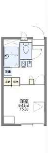レオパレスラーク【2階】の間取り