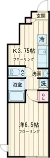 グリシーヌ経堂A棟【1階】の間取り