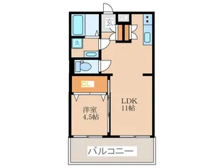 オークヒルズ【3階】の間取り