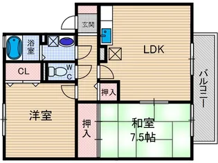 グランメールコート【2階】の間取り