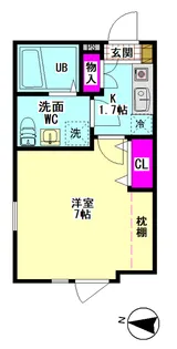 グランレイム糀谷【2階】の間取り