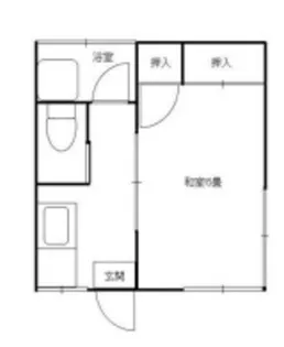 サンライズハウス【1階】の間取り