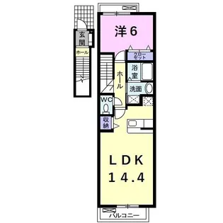 メゾン・ド・スバル【2階】の間取り