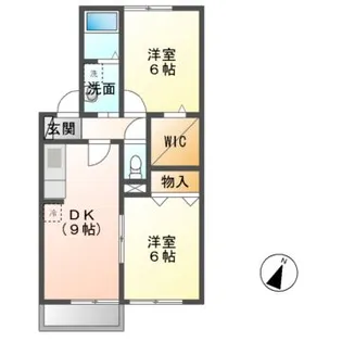 Plaire E【2階】の間取り