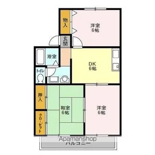 フォーリッジ A【2階】の間取り