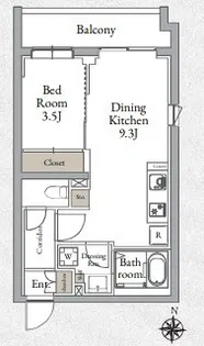 LiveCasa千鳥町【2階】の間取り