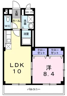 ハピネス24【3階】の間取り