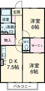 カーサ72【2階】の間取り