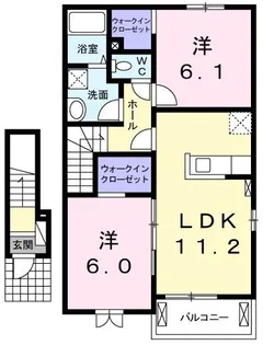 ベラヴィスタF【2階】の間取り