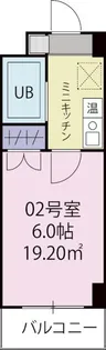ベルビー川崎【5階】の間取り