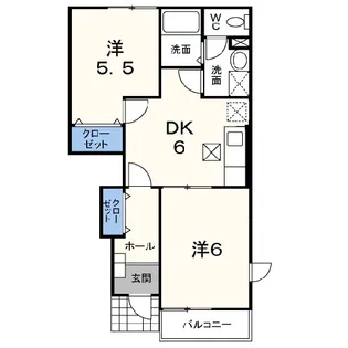 ベルヴィラージュ・I棟【1階】の間取り