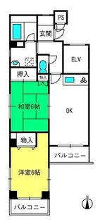 ロマーナ参番館【9階】の間取り