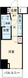 フェルクルールプレスト青戸【2階】の間取り