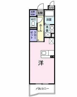 W・フォンターナ【1階】の間取り