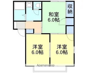 パークプラザ・シーマII【2階】の間取り