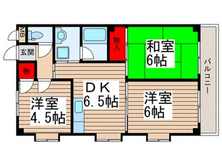 吉岡第二ビルの間取り