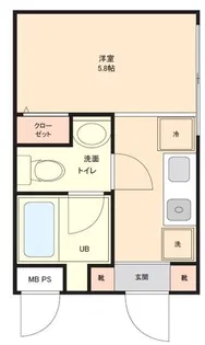 GRACIA MINOWA【4階】の間取り