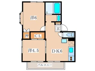 テラスペトル【2階】の間取り