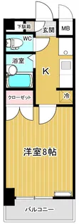 ル・ヴァン春日【5階】の間取り