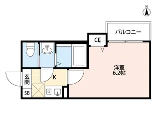 Fortunato(フォルトゥナート)【3階】の間取り