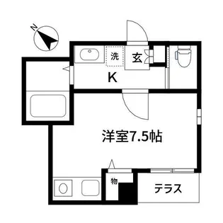 ブリーズコート【1階】の間取り