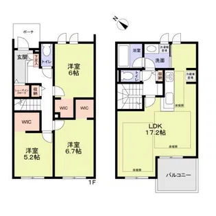 RESIDENCE KONOHAの間取り