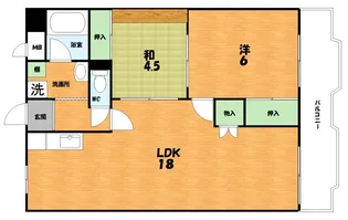 サンファーストウエダ【1階】の間取り